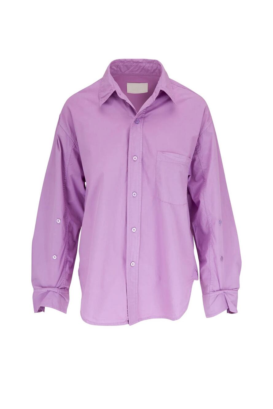 Citizens of Humanity Kayla Purple Button Down Shirt size XS